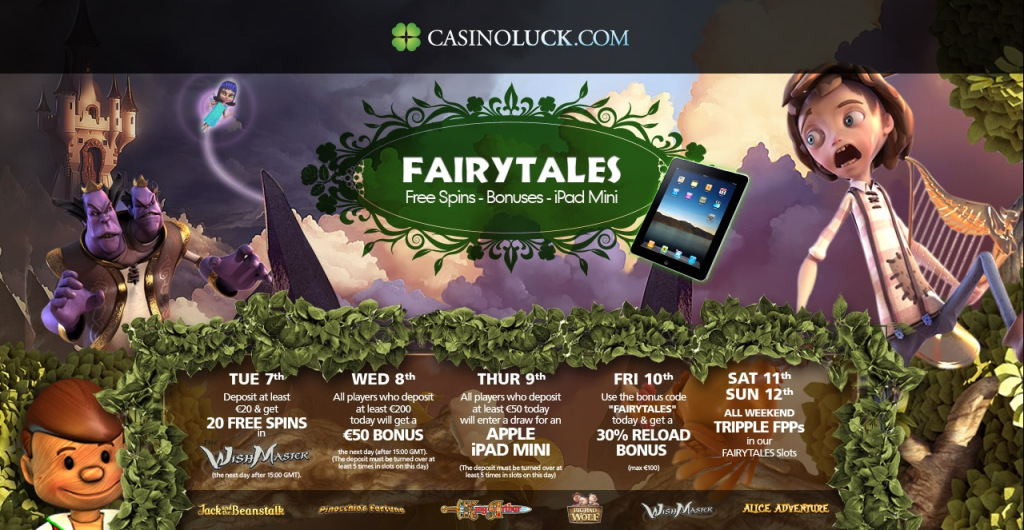 CasinoLuck Fairytales Promotion